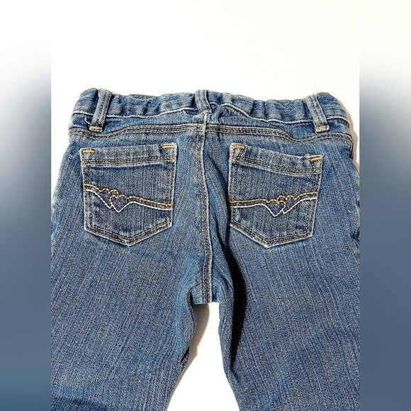 3T Old Navy Adjustable Waist Flare Leg Denim Jeans - Picture 3 of 6